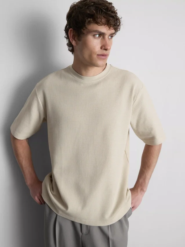 Camiseta cuadrada con textura