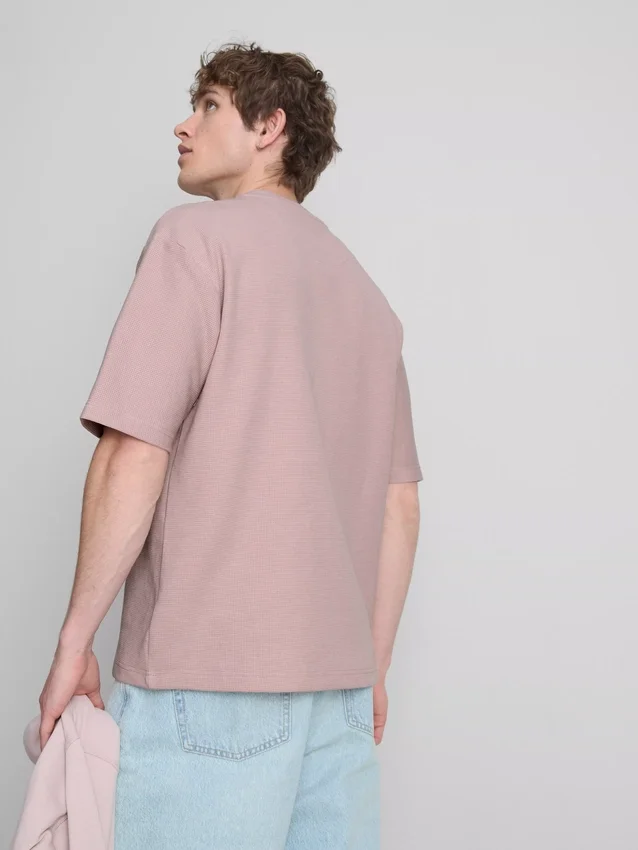 Camiseta cuadrada con textura