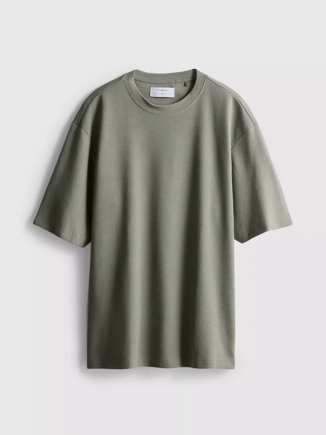 Camiseta cuadrada con textura