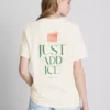 Camiseta de algodón con cuello redondo Campari