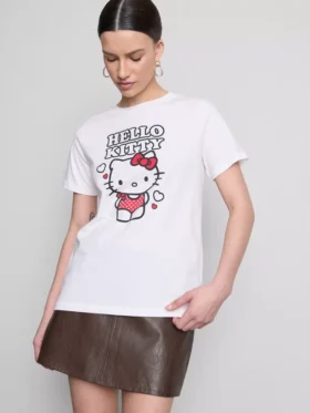 Camiseta de algodón con diseño de Hello Kitty