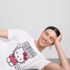 Camiseta de algodón con diseño de Hello Kitty