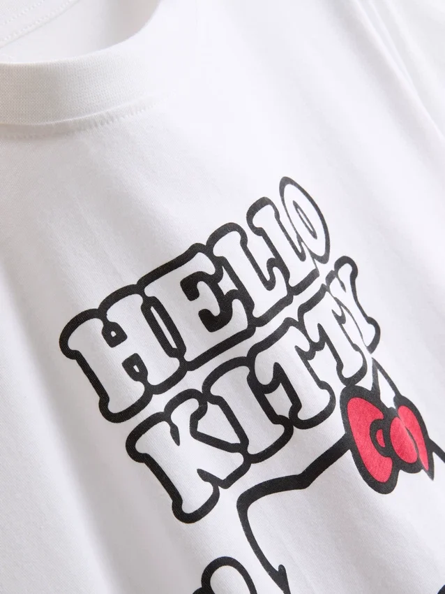 Camiseta de algodón con diseño de Hello Kitty