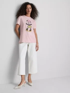 Camiseta de algodón con diseño de Minnie Mouse de Disney