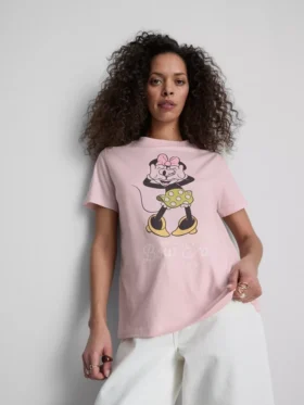 Camiseta de algodón con diseño de Minnie Mouse de Disney