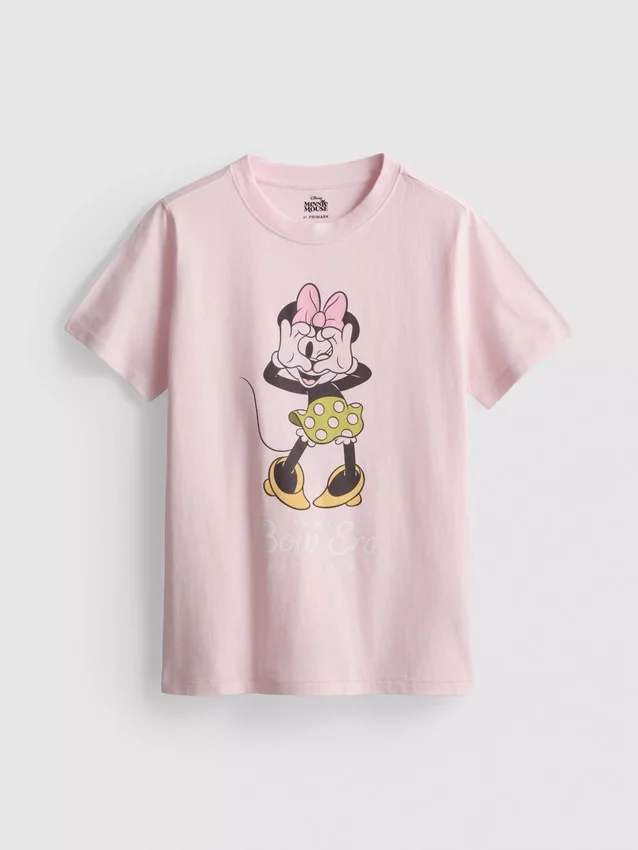 Camiseta de algodón con diseño de Minnie Mouse de Disney