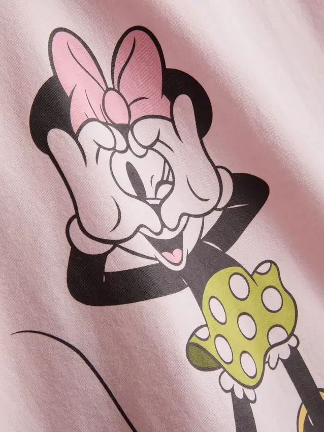 Camiseta de algodón con diseño de Minnie Mouse de Disney