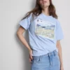 Camiseta de algodón con diseño de un paisaje de Vincent van Gogh