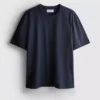 Camiseta de algodón de corte holgado