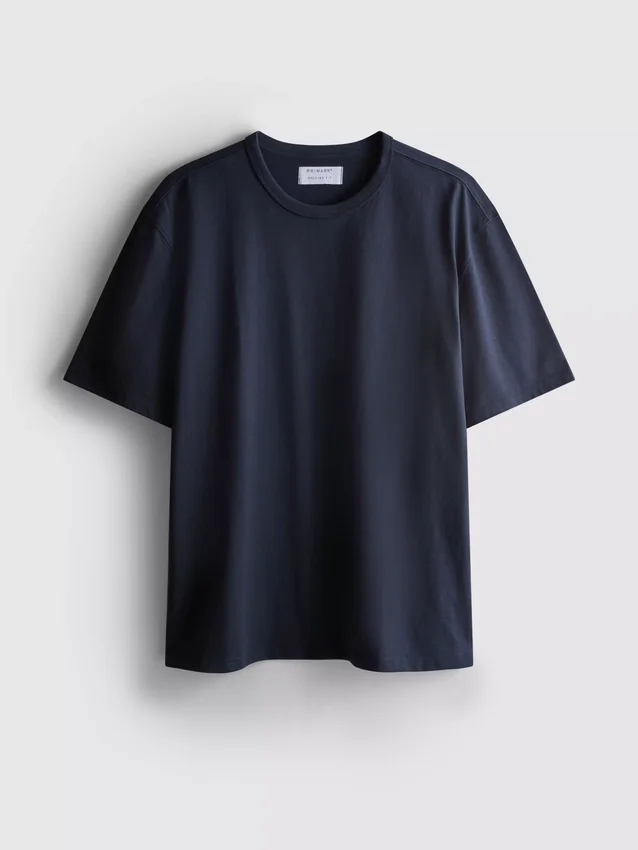 Camiseta de algodón de corte holgado