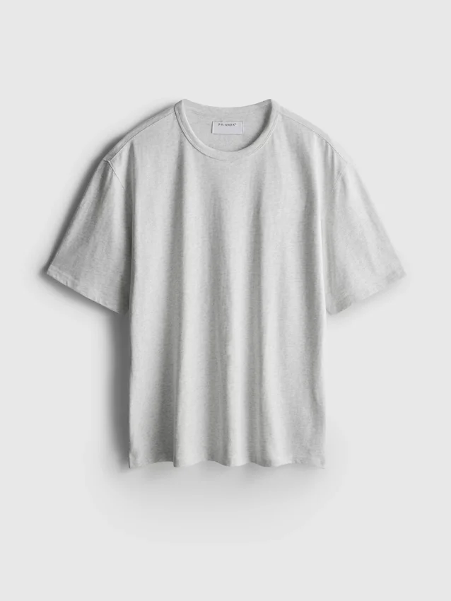 Camiseta de algodón de corte holgado