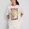 Camiseta de algodón oversize de Marilyn Monroe