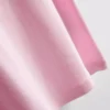 Camiseta de bebé de algodón estampada con cuello anillado