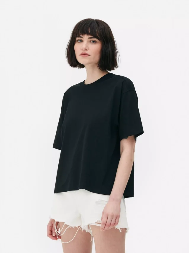 Camiseta de corte recto