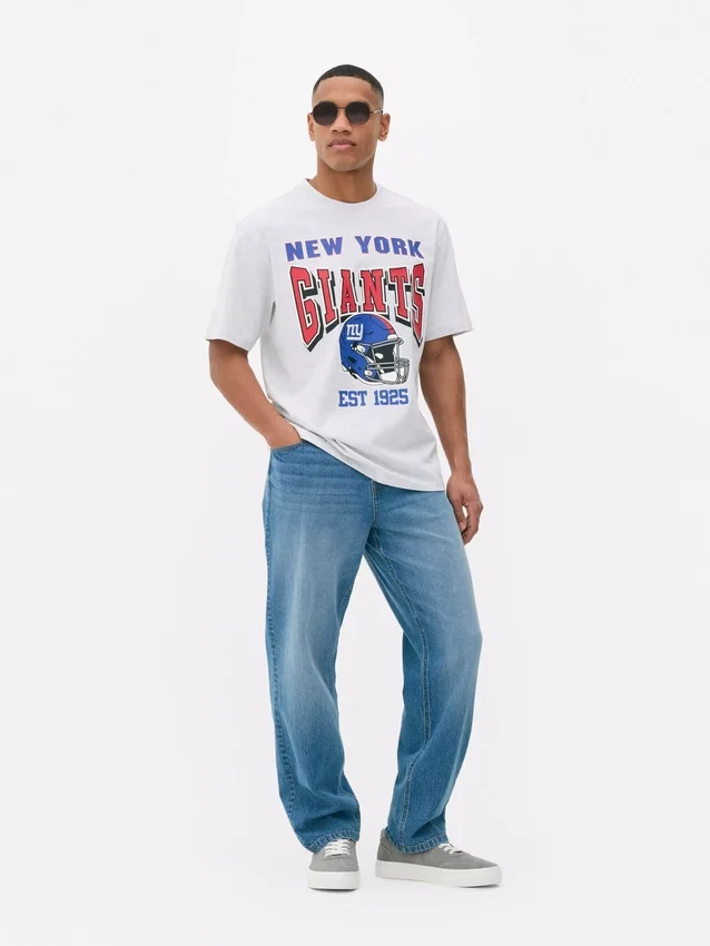 Camiseta de cuello redondo de los New York Giants