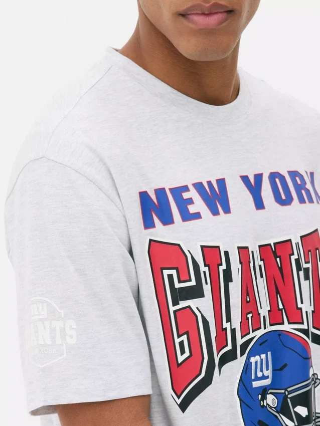 Camiseta de cuello redondo de los New York Giants