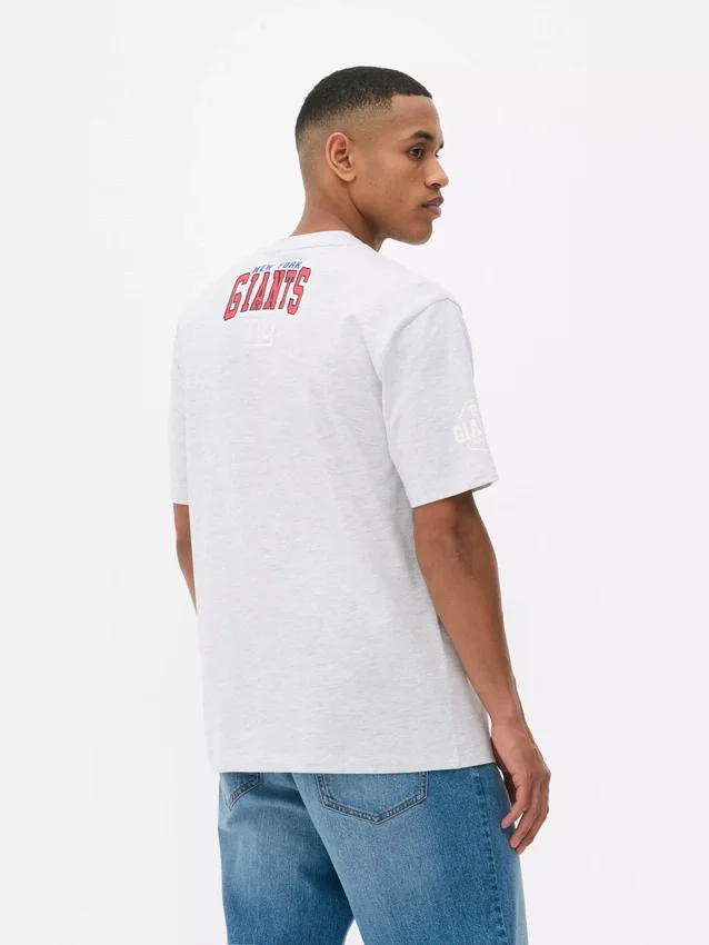 Camiseta de cuello redondo de los New York Giants