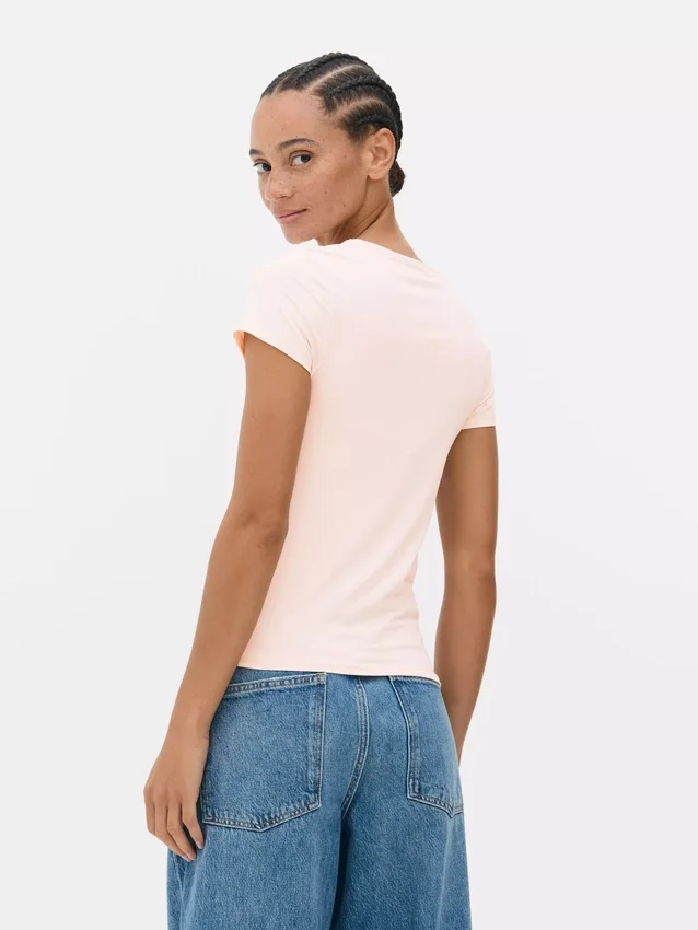 Camiseta de cuello redondo «segunda piel»