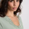 Camiseta de dormir holgada con alto contenido de modal
