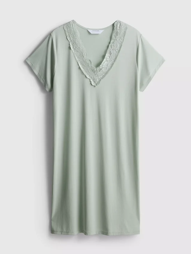 Camiseta de dormir holgada con alto contenido de modal