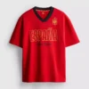 Camiseta de fútbol con diseño de España