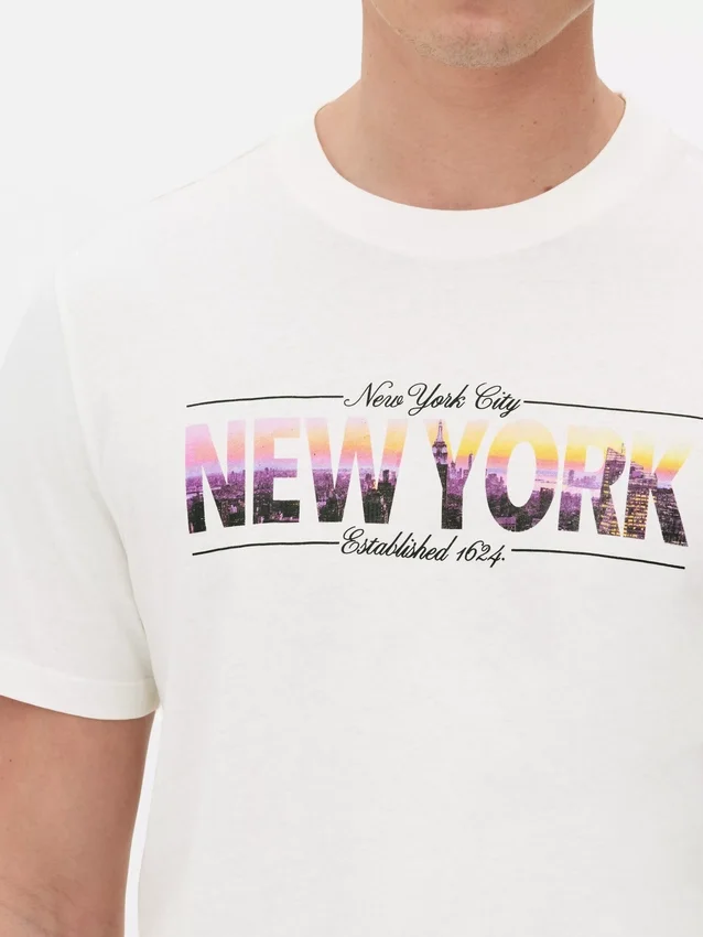 Camiseta de la ciudad de Nueva York