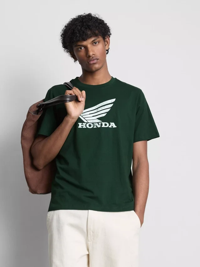 Camiseta de manga corta con el logotipo de Honda