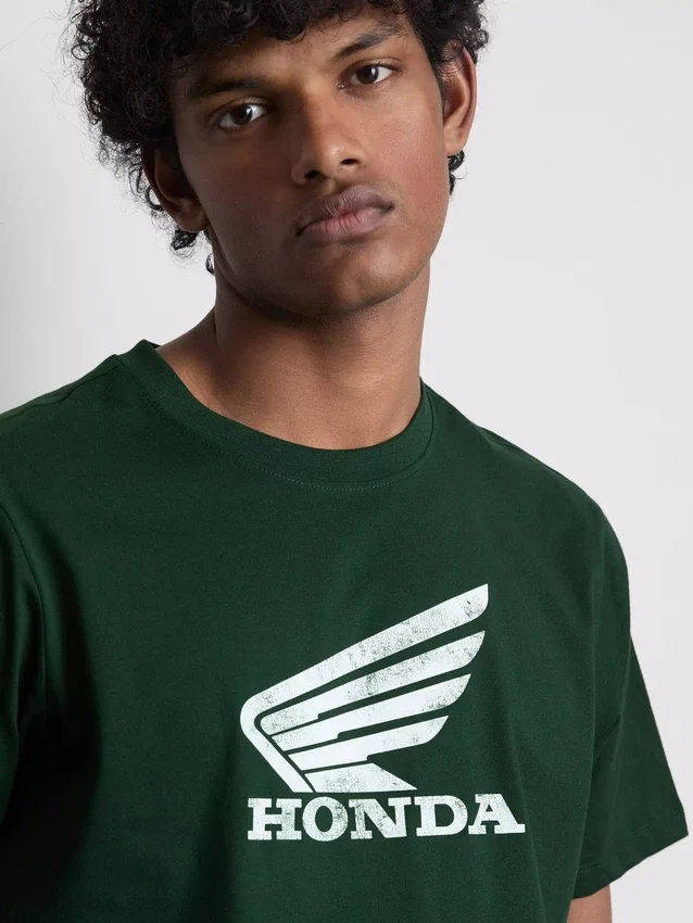 Camiseta de manga corta con el logotipo de Honda