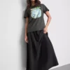Camiseta de Nirvana de algodón lavado estilo banda