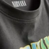 Camiseta de Nirvana de algodón lavado estilo banda