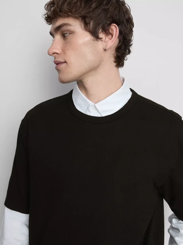 Camiseta de pantalón corto de corte holgado
