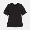 Camiseta de peso pesado con corte entallado