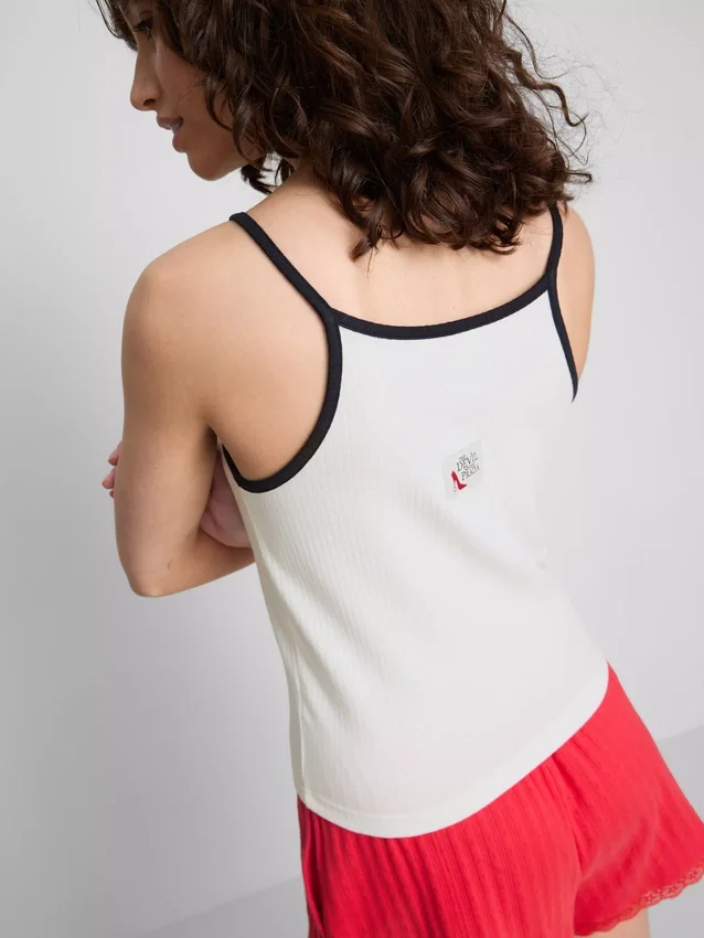 Camiseta de pijama acanalada de «El diablo viste de Prada»