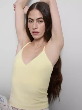 Camiseta de pijamas con punto calado