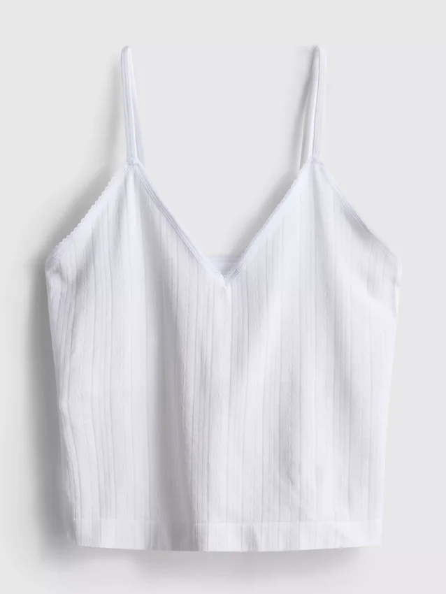Camiseta de pijamas con punto calado