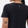 Camiseta deportiva con dobladillo curvo