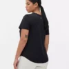Camiseta deportiva con dobladillo curvo