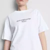 Camiseta deportiva holgada de algodón con diseño gráfico