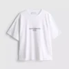 Camiseta deportiva holgada de algodón con diseño gráfico