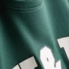 Camiseta deportiva holgada de algodón con diseño gráfico