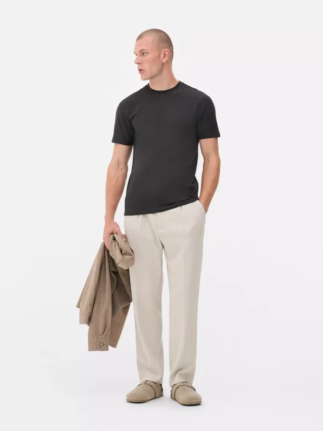 Camiseta elástica de corte ajustado