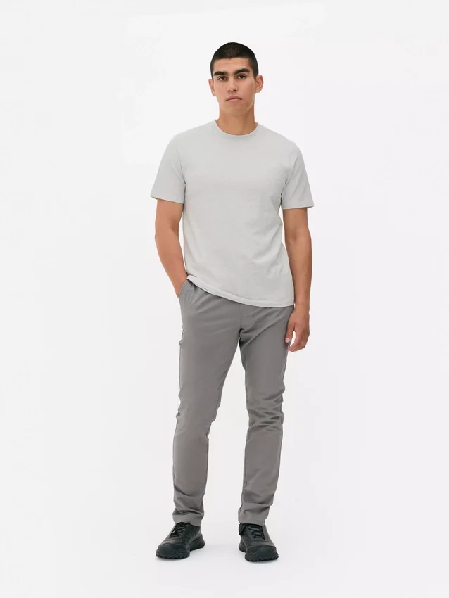 Camiseta elástica de corte ajustado