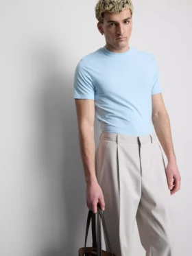 Camiseta elástica de corte ajustado