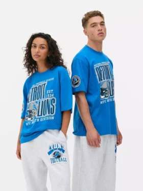 Camiseta estampada de los Detroit Lions de la NFL