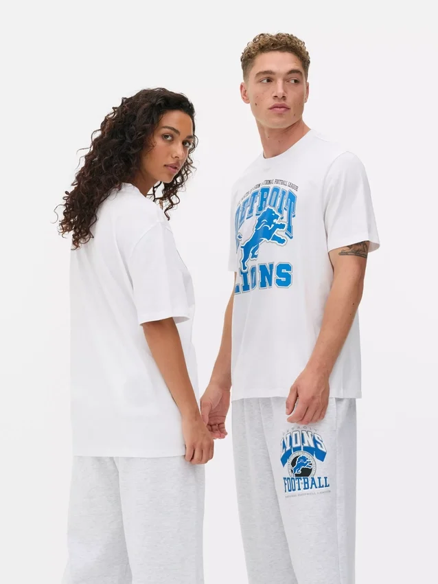 Camiseta estampada de los Detroit Lions de la NFL