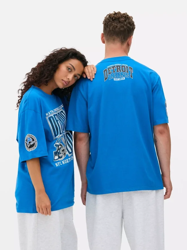 Camiseta estampada de los Detroit Lions de la NFL