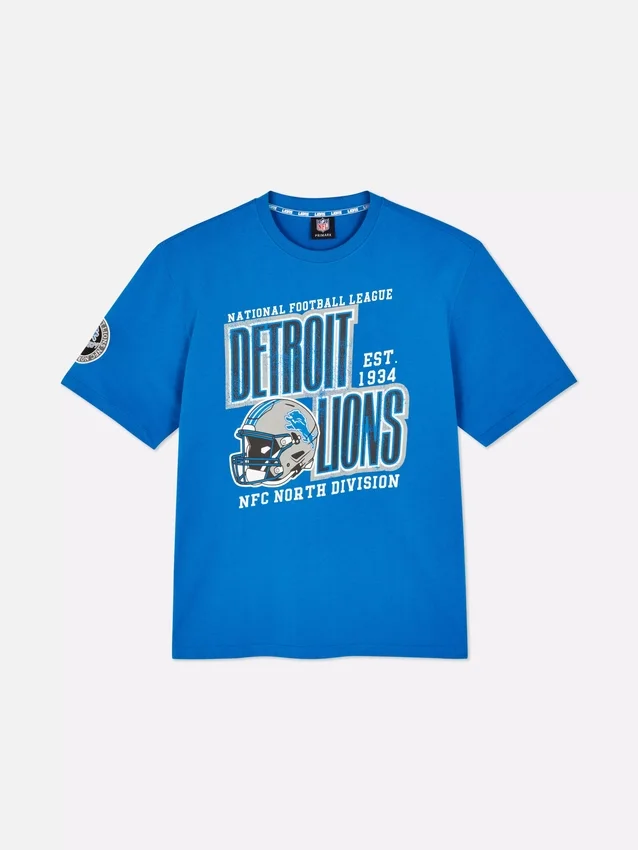 Camiseta estampada de los Detroit Lions de la NFL