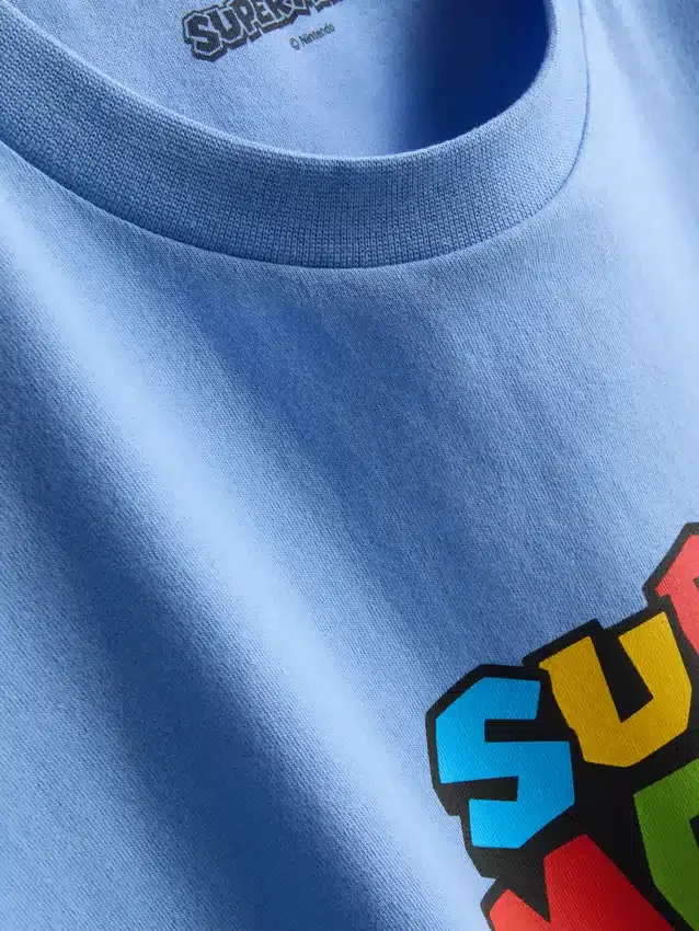 Camiseta gráfica de algodón de Super Mario