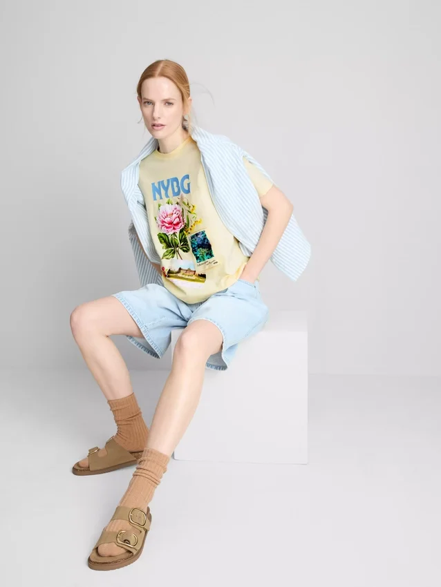 Camiseta gráfica de algodón Nybg