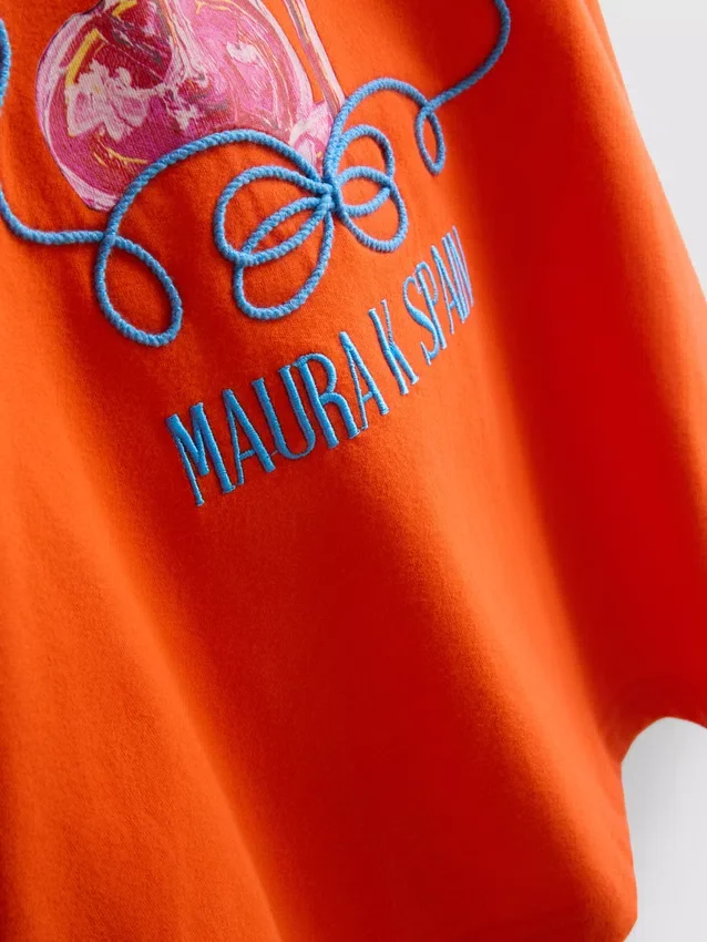 Camiseta gráfica holgada de Maura K España